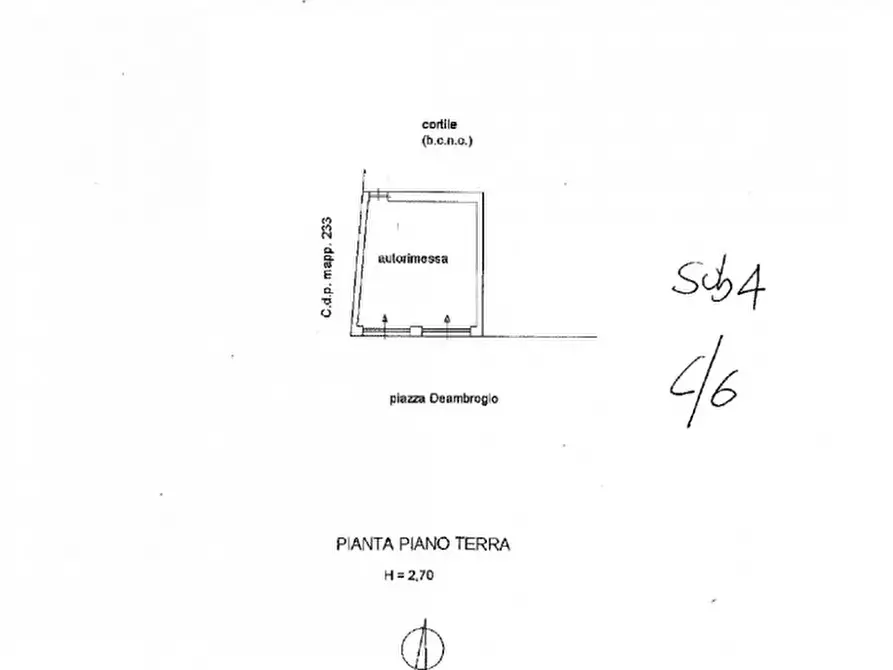 Immagine 26 di Casa bifamiliare in vendita  in Piazza Felice D'Ambrogio 2 a Pontestura