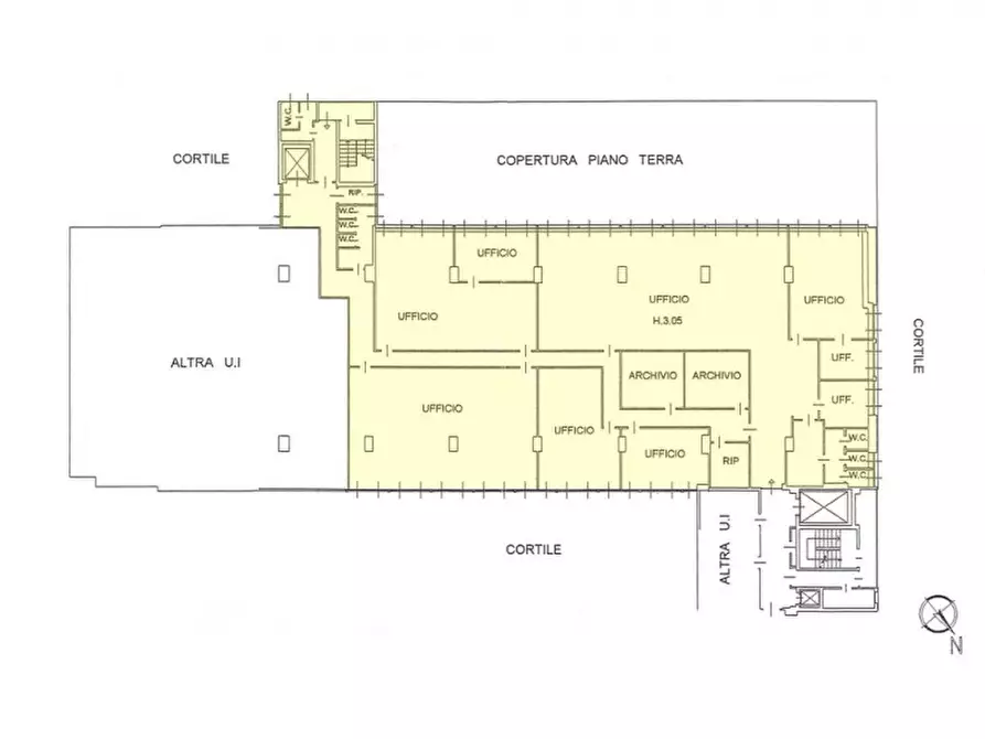 Immagine 15 di Ufficio in affitto  in VIA MECENATE a Milano