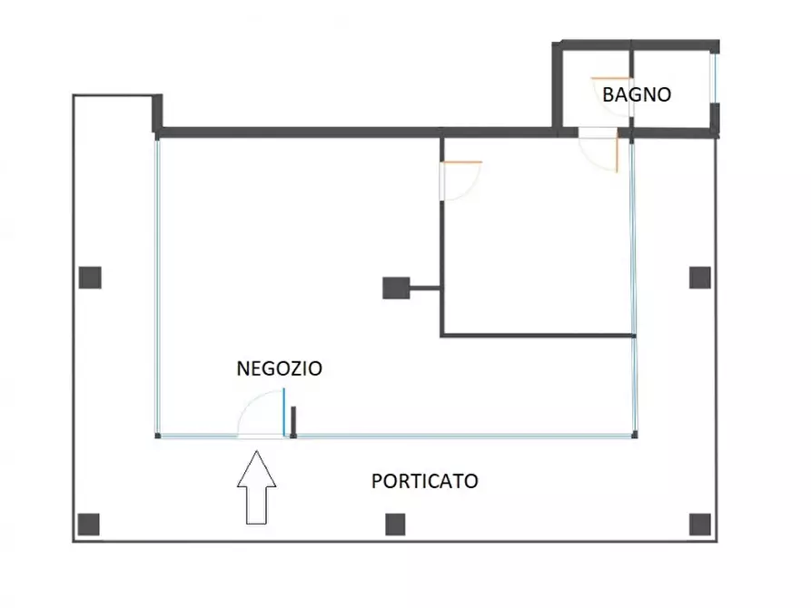 Immagine 31 di Negozio in vendita  in Via quasimodo a Castel Maggiore