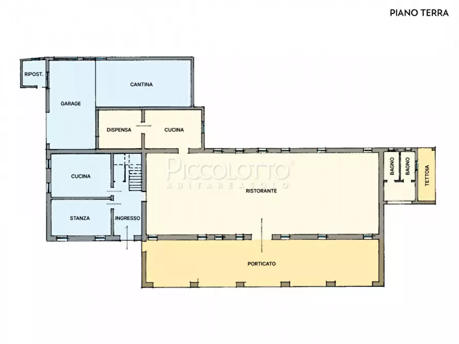 Immagine 21 di Rustico / casale in vendita  in piazza della Pieve a Maser
