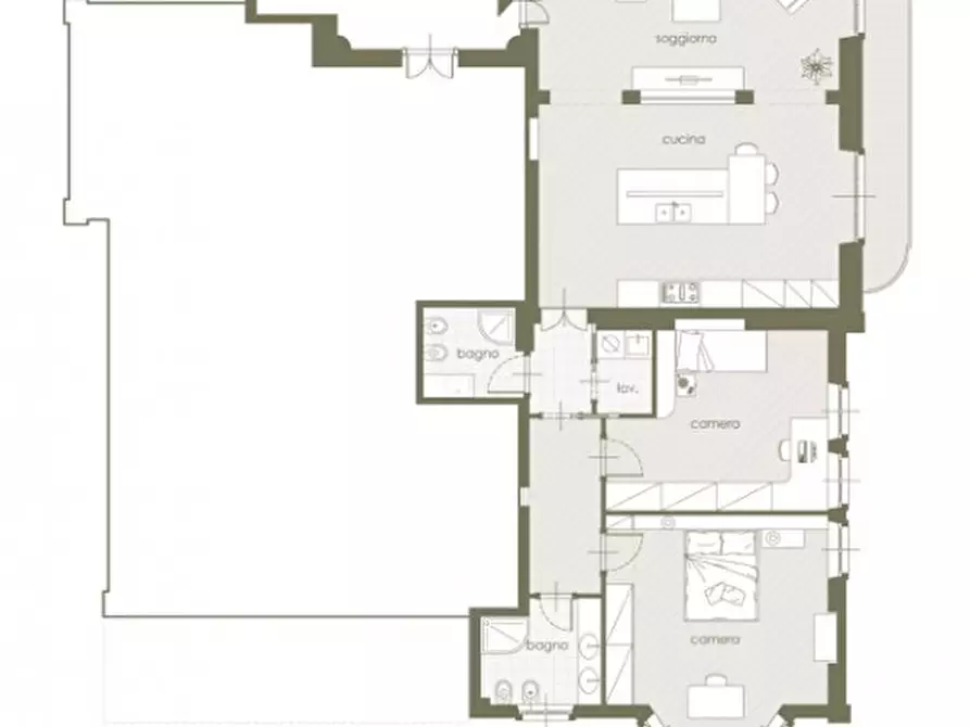 Immagine 31 di Appartamento in vendita  in via Torino 163 a Rivarolo Canavese