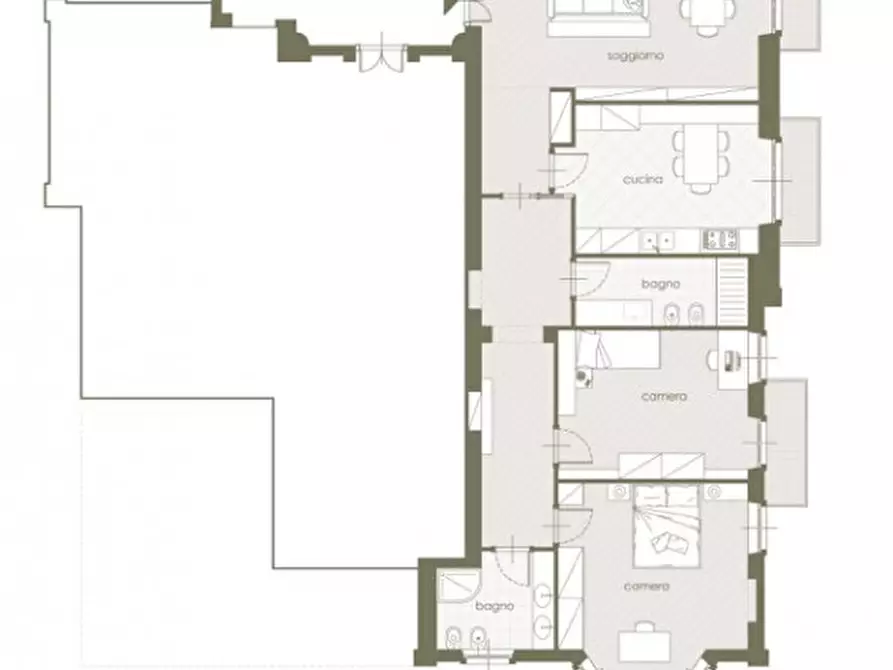 Immagine 30 di Appartamento in vendita  in Corso Torino 163 a Rivarolo Canavese