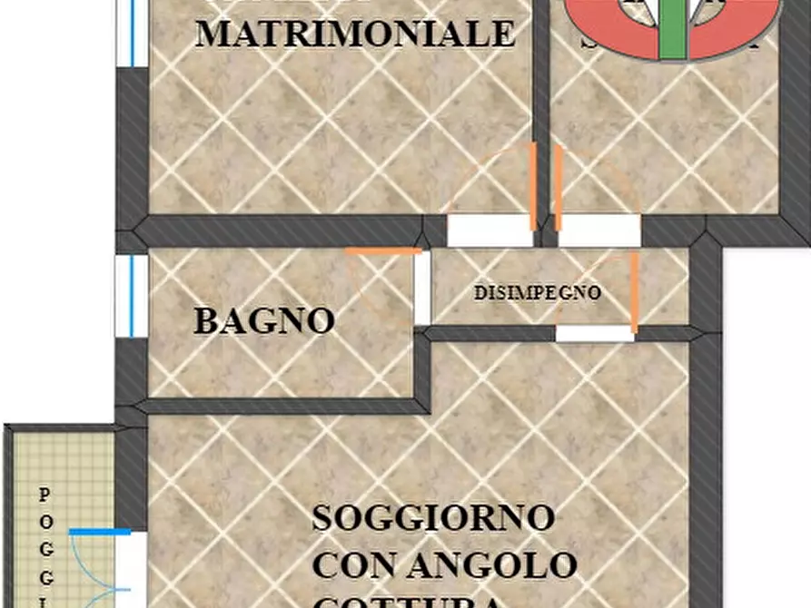 Immagine 3 di Appartamento in vendita  a Santa Maria Di Sala