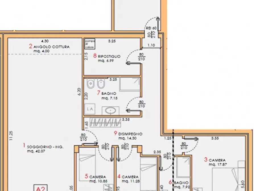 Immagine 7 di Appartamento in vendita  in via roma a Arzergrande
