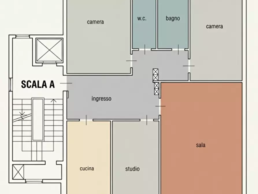 Immagine 17 di Appartamento in vendita  in viale mazzini, 11 a Vicenza