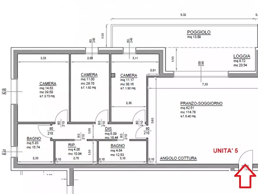 Immagine 7 di Appartamento in vendita  in Via delle Rose a Vigonovo
