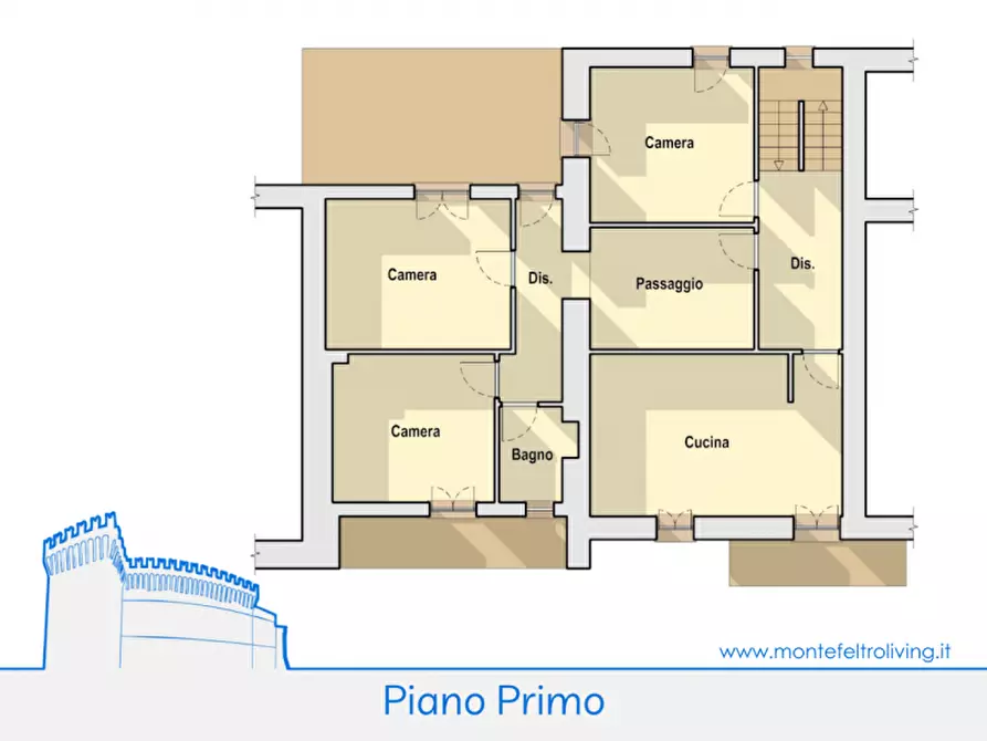 Immagine 22 di Appartamento in vendita  in San Donato in Taviglione a Sassocorvaro Auditore