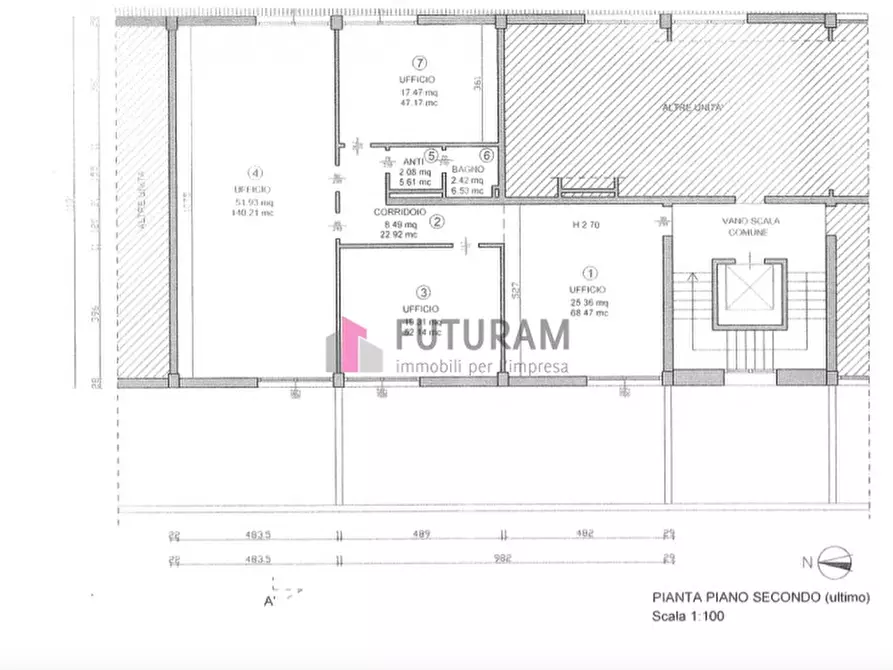Immagine 1 di Ufficio in affitto  in via del santo a Limena