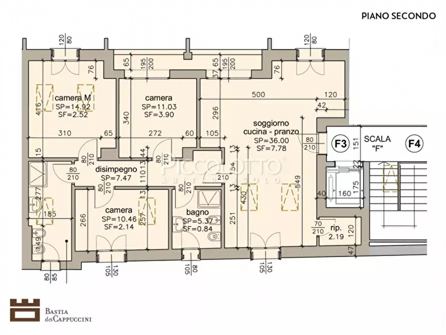 Immagine 18 di Appartamento in vendita  in Vicolo dei Cappuccini a Castelfranco Veneto