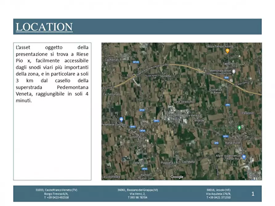Immagine 3 di Capannone industriale in affitto  a Riese Pio x
