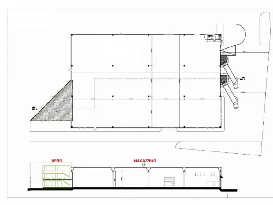 Immagine 1 di Capannone industriale in affitto  in VIA GRANDI A. a Settala