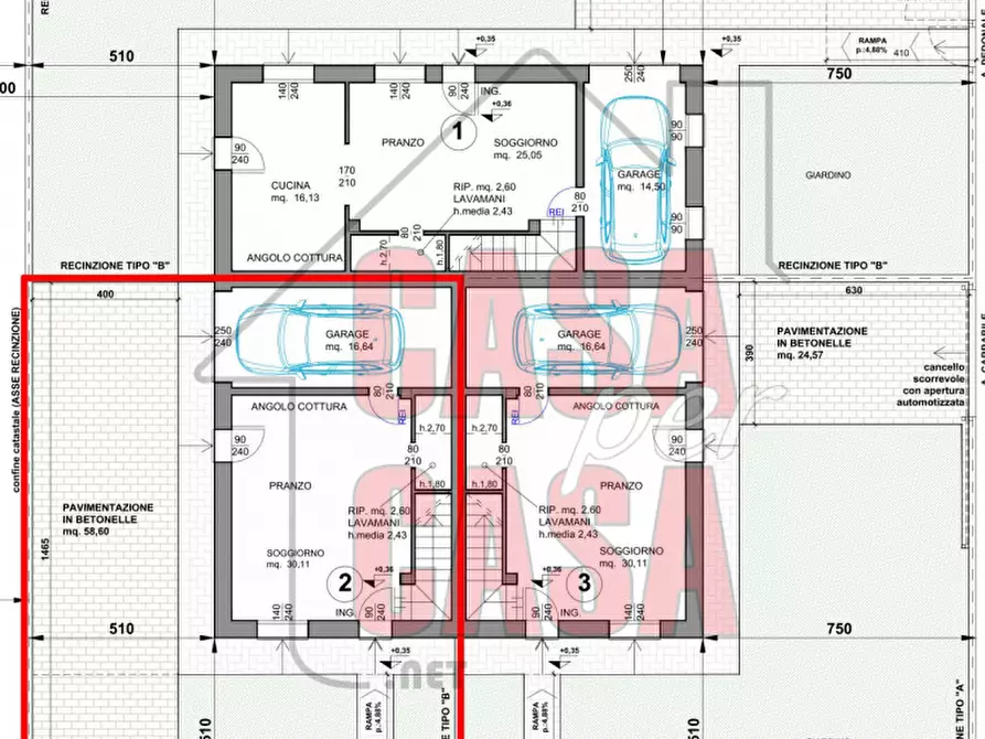 Immagine 19 di Casa bifamiliare in vendita  in via colombo a Monselice
