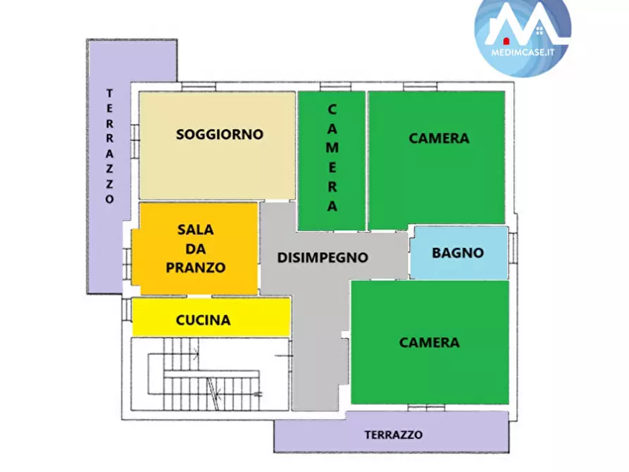 Immagine 46 di Casa bifamiliare in vendita  in Via Marcello Malpighi 10 a Pesaro