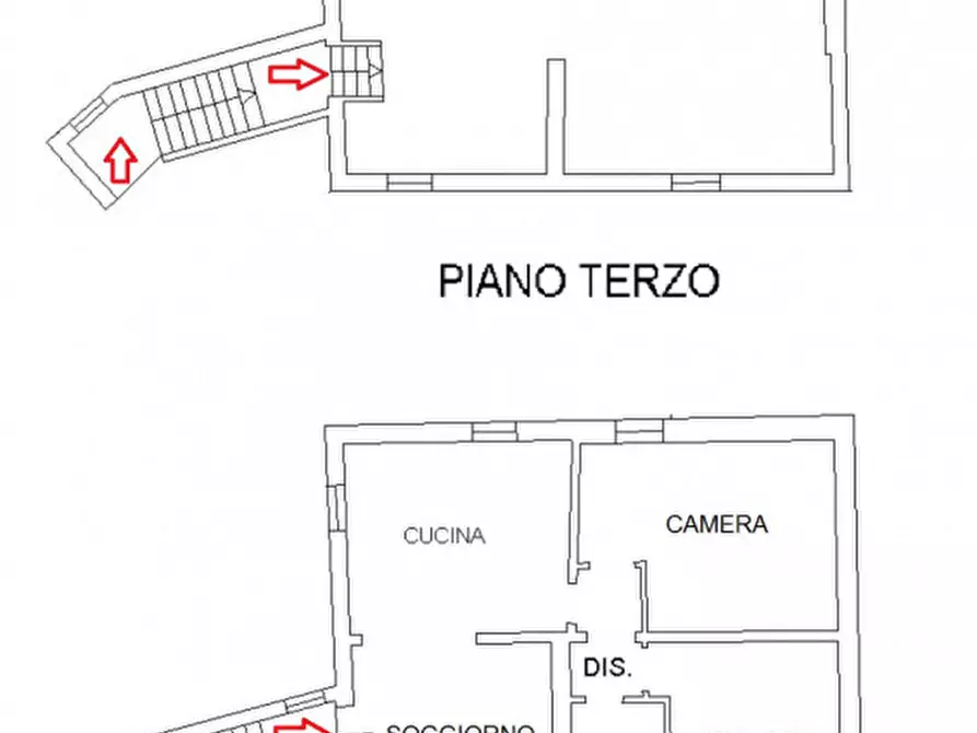 Immagine 22 di Appartamento in vendita  in Via Vittorio Veneto a Sinalunga