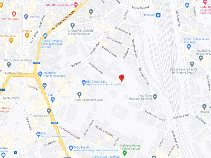 Immagine 6 di Appartamento in vendita  in Via Enrico Medi 49 a Canicattì