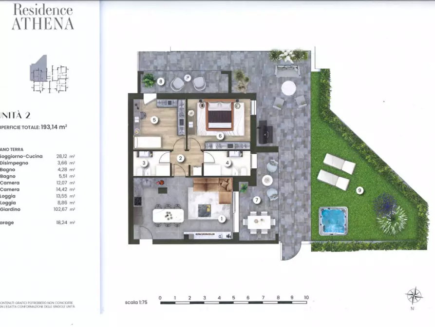 Immagine 10 di Appartamento in vendita  in Professor di Bella a Montegrotto Terme