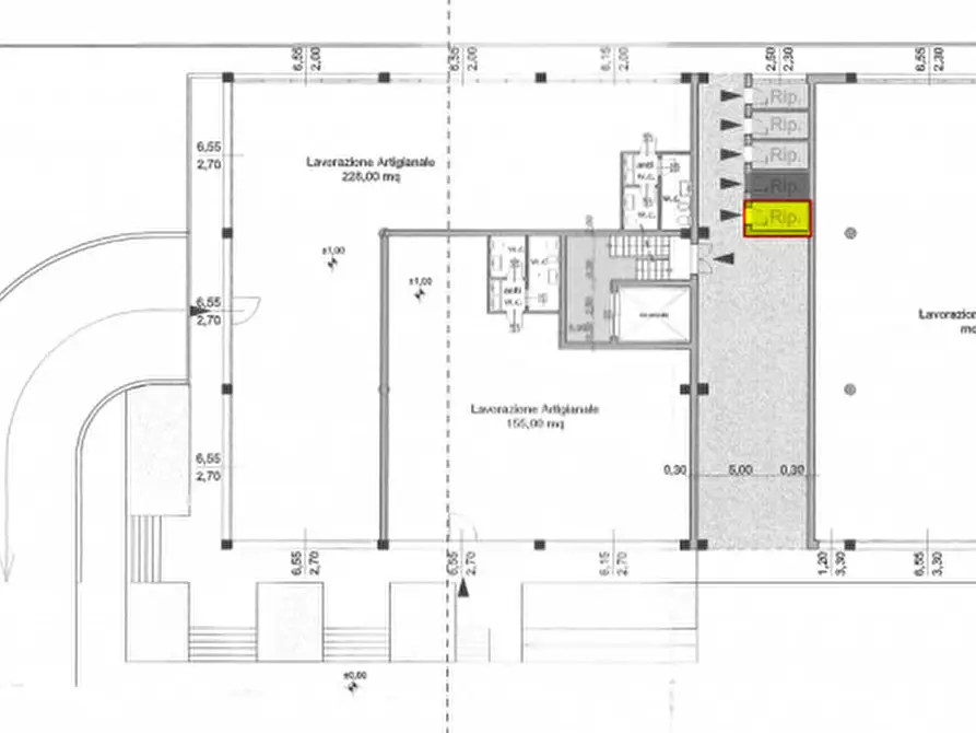 Immagine 6 di Cantina in vendita  in via Luigi Einaudi a Rovigo