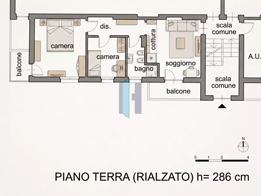 Immagine 34 di Appartamento in vendita  in Via Puccini a Curno