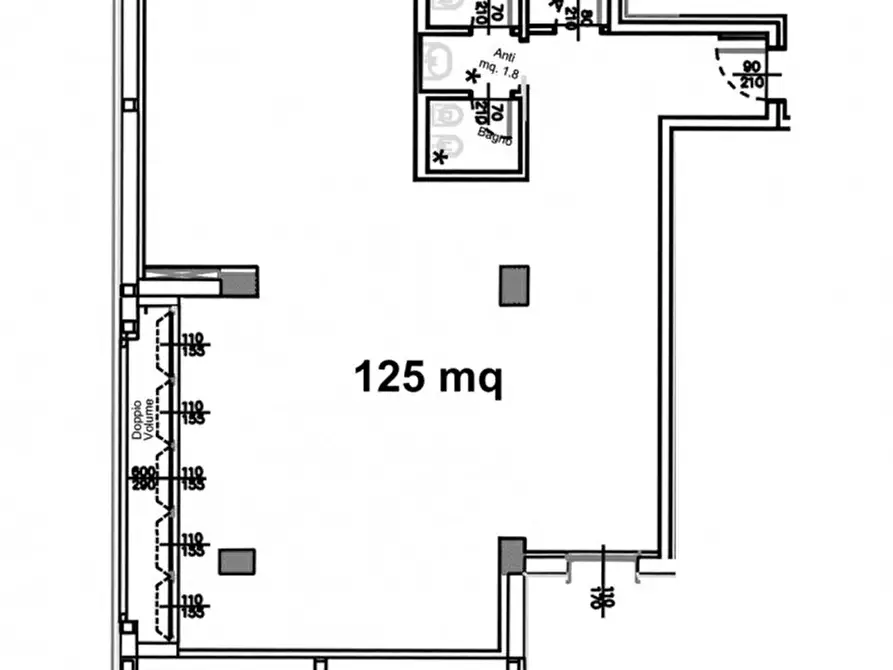 Immagine 4 di Ufficio in vendita  in VIALE BOVIO a Cesena