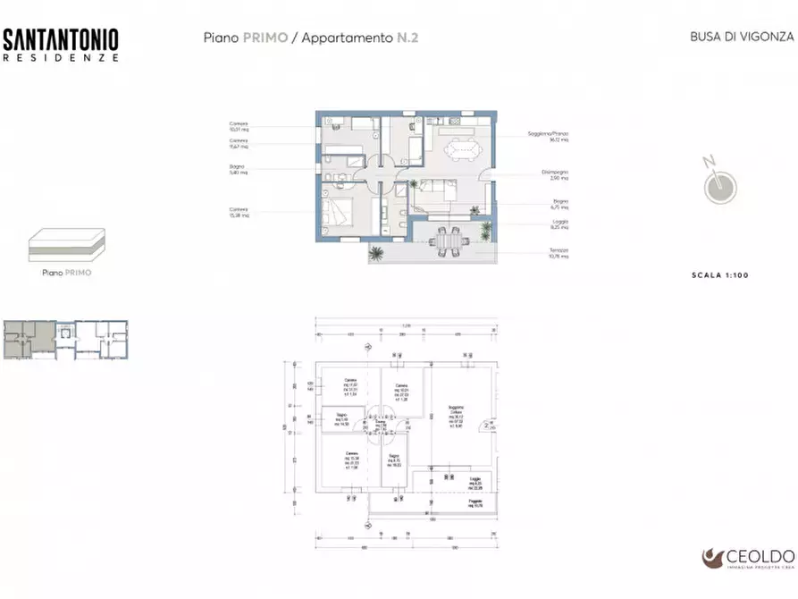 Immagine 22 di Appartamento in vendita  in via sant'antonio a Vigonza
