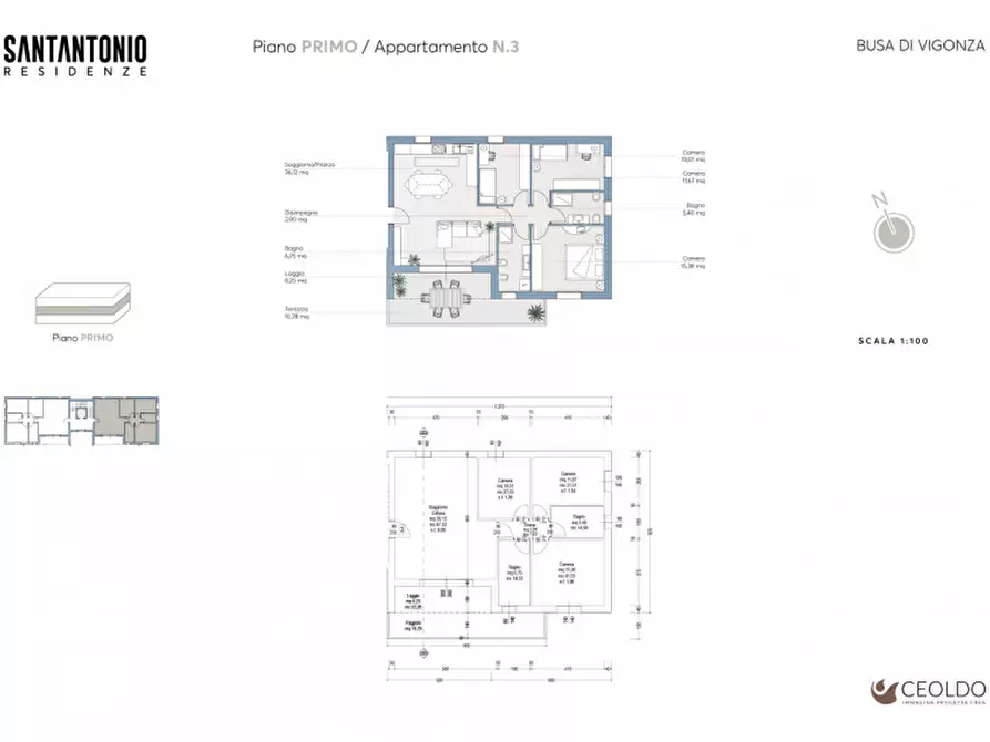 Immagine 22 di Appartamento in vendita  in via sant'antonio a Vigonza