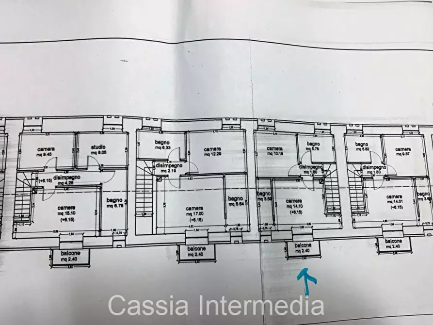 Immagine 9 di Villetta a schiera in vendita  in Via Civita Castellana 39 a Castel Sant'elia