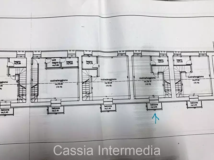 Immagine 13 di Villetta a schiera in vendita  in Via Civita Castellana 39 a Castel Sant'elia