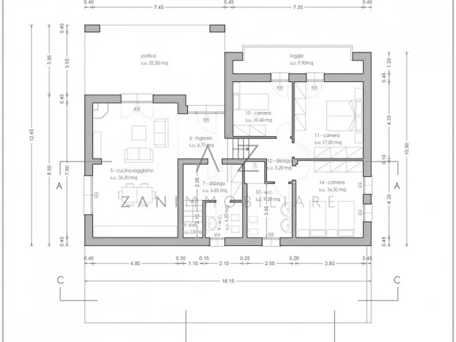 Immagine 15 di Villa in vendita  in Via delle Statue ang. Via Colombara a Mussolente