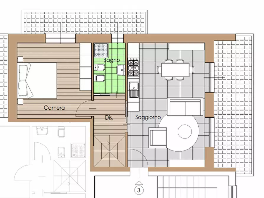 Immagine 24 di Appartamento in vendita  in Via Principale a Correzzana