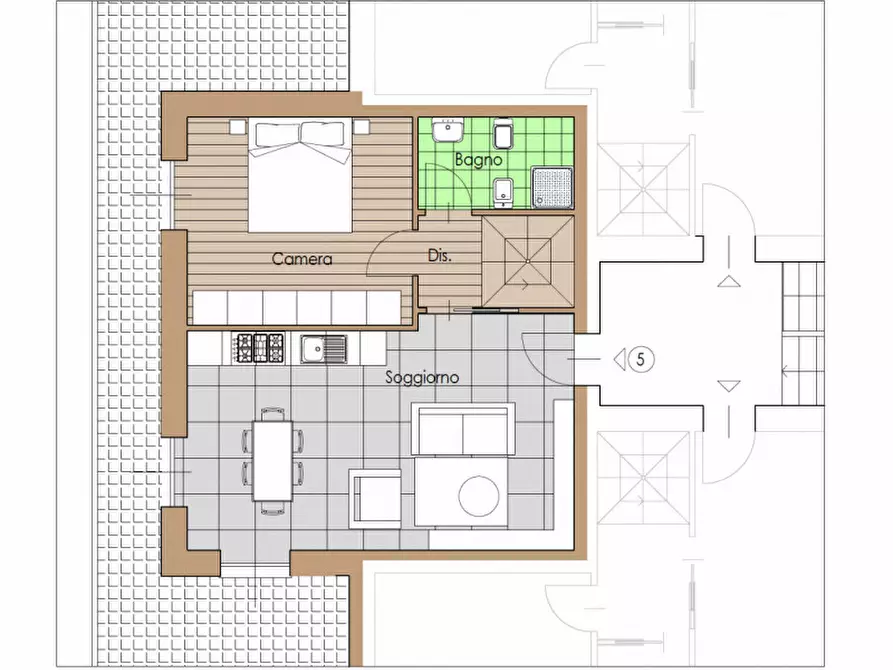 Immagine 28 di Appartamento in vendita  in Via Principale a Correzzana