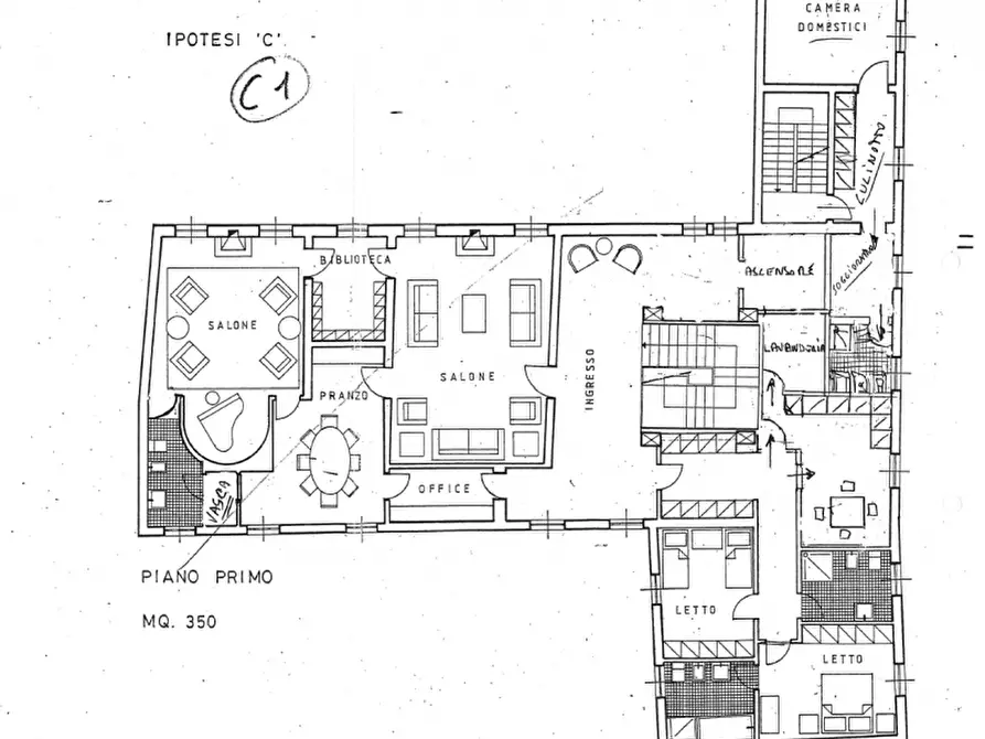 Immagine 2 di Appartamento in vendita  in via Vescovado a Padova