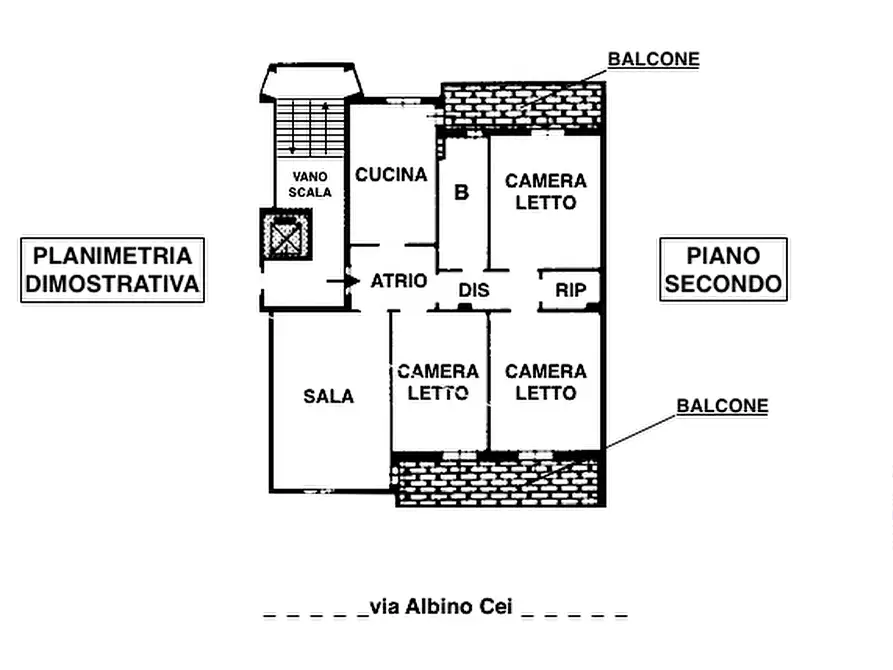 Immagine 26 di Appartamento in vendita  in via Albino Cei n° 6 a Sannazzaro De' Burgondi