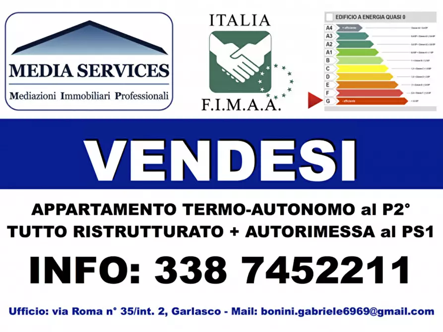 Immagine 30 di Appartamento in vendita  in via Albino Cei n° 6 a Sannazzaro De' Burgondi