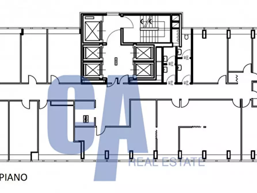 Immagine 15 di Ufficio in affitto  in VIA GIOVANNI GENTILE a Milano