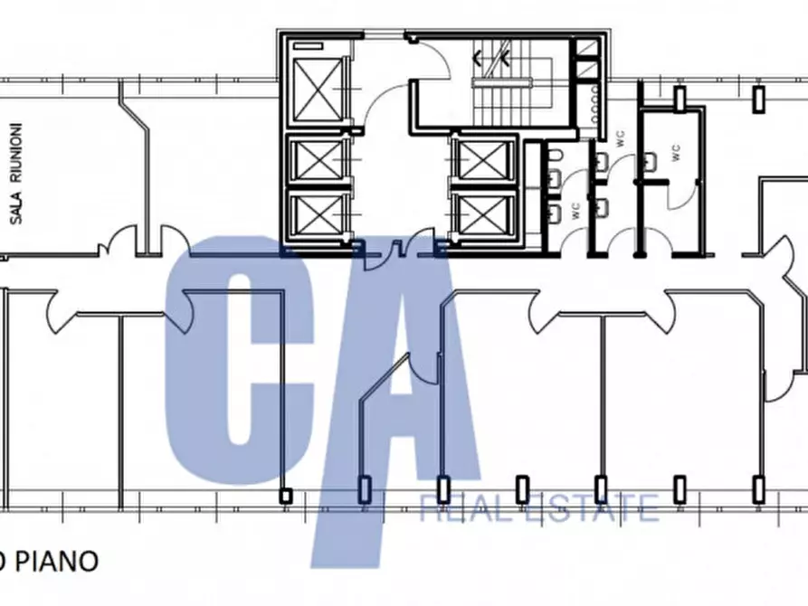 Immagine 15 di Ufficio in affitto  in VIA GIOVANNI GENTILE a Milano