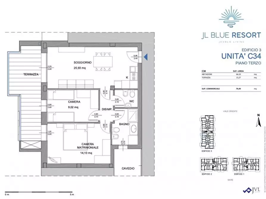 Immagine 28 di Appartamento in vendita  in viale oriente a Jesolo