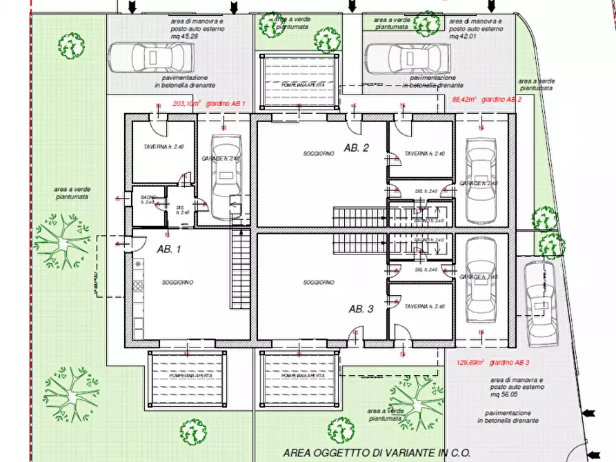 Immagine 5 di Casa trifamiliare in vendita  a Teolo