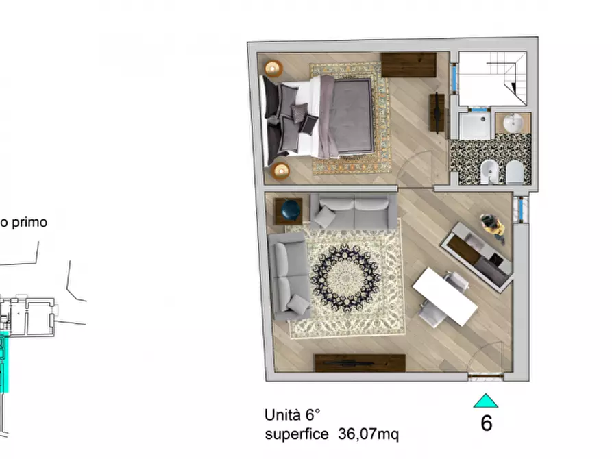 Immagine 3 di Casa indipendente in vendita  in via dogali e saati 10 a Noto