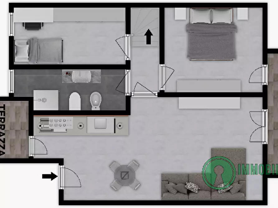 Immagine 25 di Appartamento in vendita  in Via Variano 55 a Pasian Di Prato