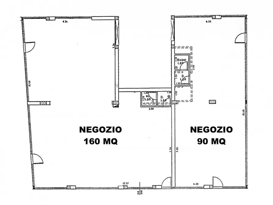 Immagine 1 di Negozio in affitto  in VIALE CARDUCCI a Cesenatico