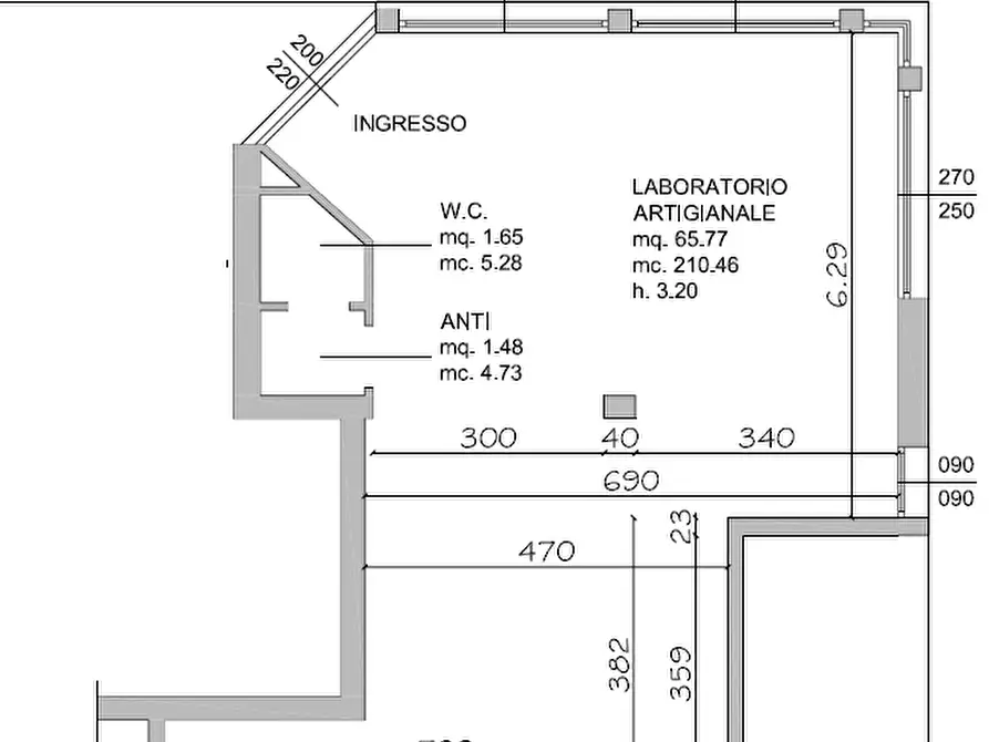 Immagine 1 di Negozio in affitto  in Via Milano a Albignasego