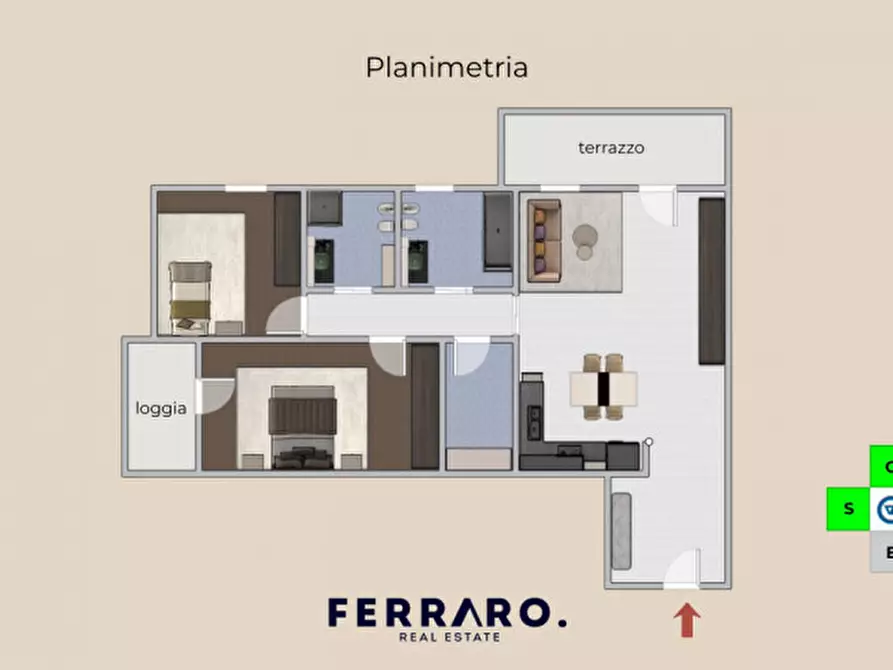 Immagine 27 di Appartamento in vendita  in Via Giuseppe Mazzini a Ponzano Veneto