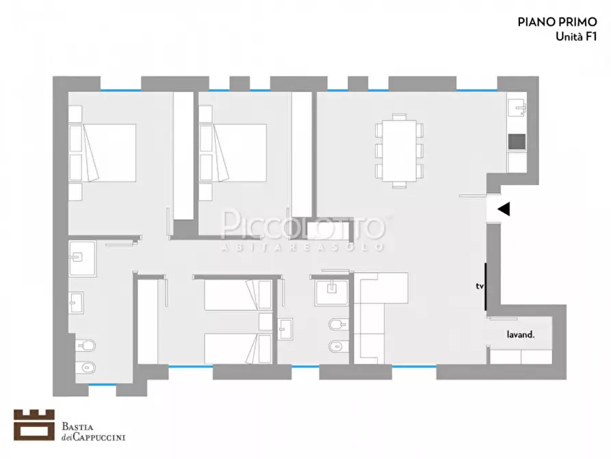 Immagine 15 di Appartamento in vendita  in Vicolo dei Cappuccini a Castelfranco Veneto