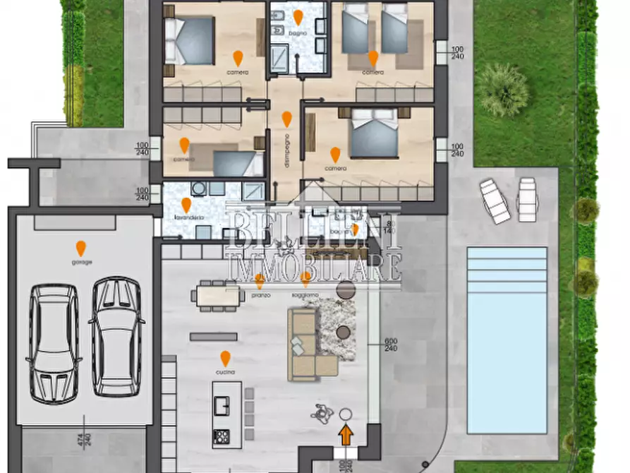 Immagine 9 di Villa in vendita  in via Marconi a Vicenza