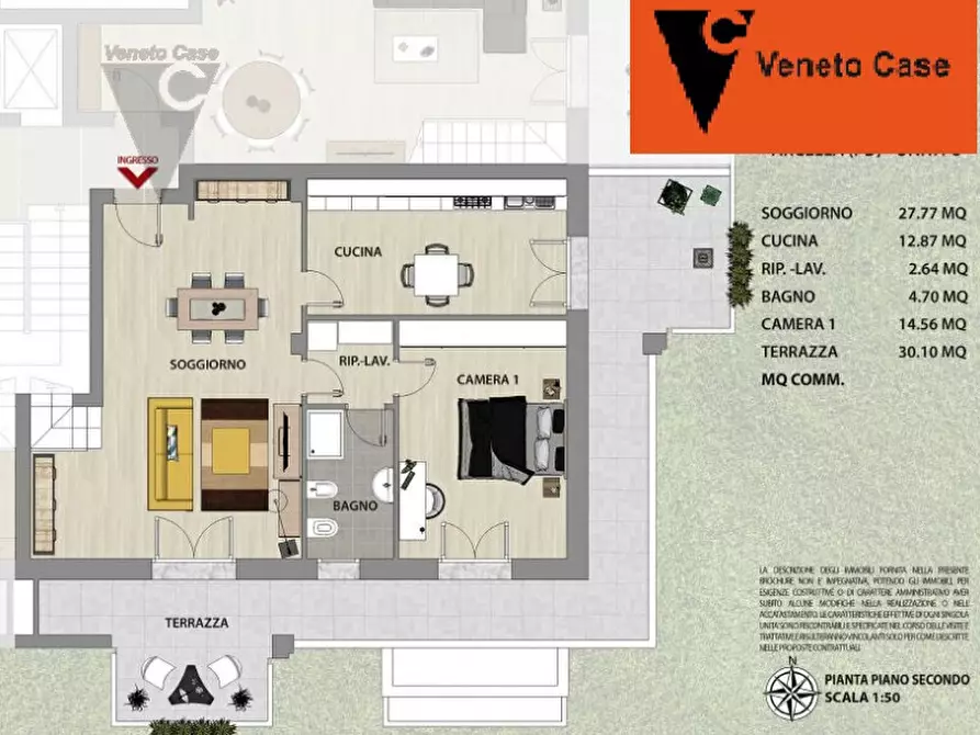 Immagine 10 di Appartamento in vendita  a Padova