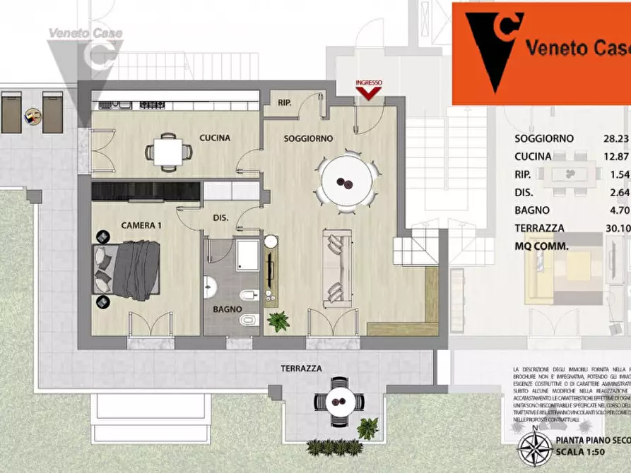 Immagine 12 di Appartamento in vendita  a Padova