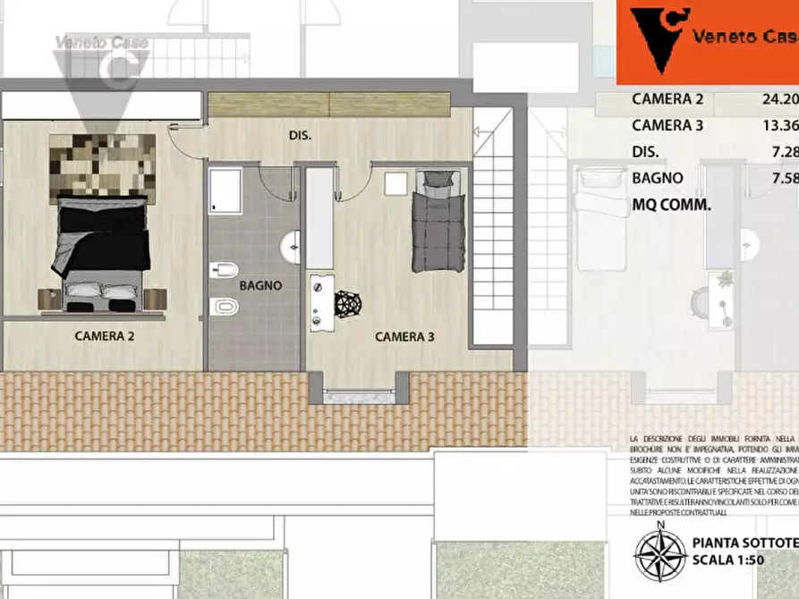 Immagine 13 di Appartamento in vendita  a Padova