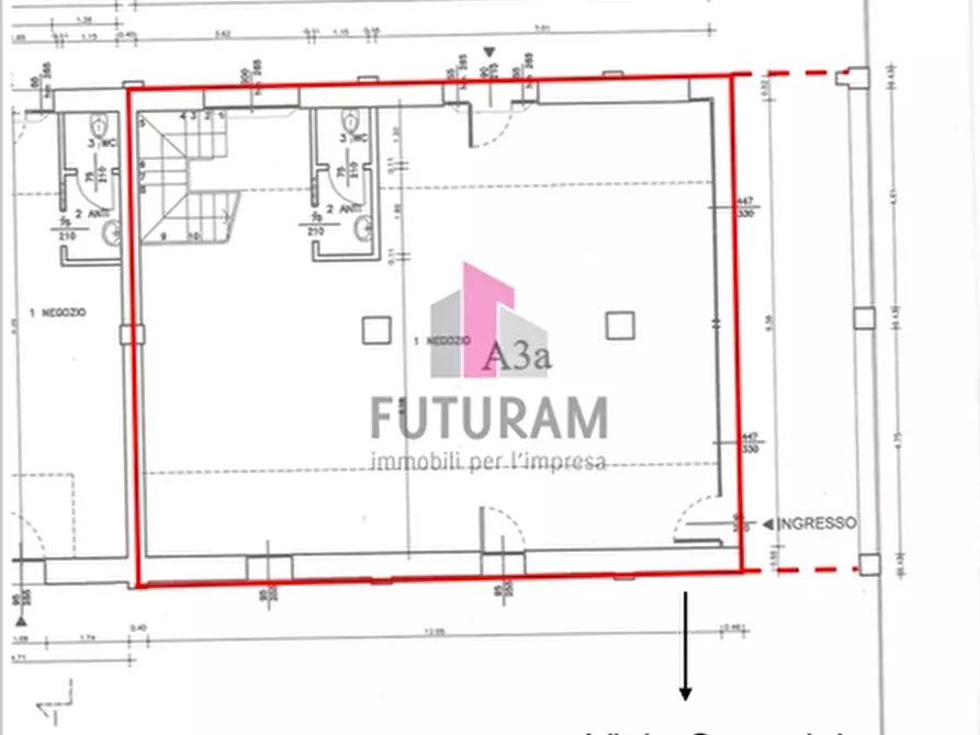 Immagine 14 di Negozio in vendita  in viale Camerini a Piazzola Sul Brenta