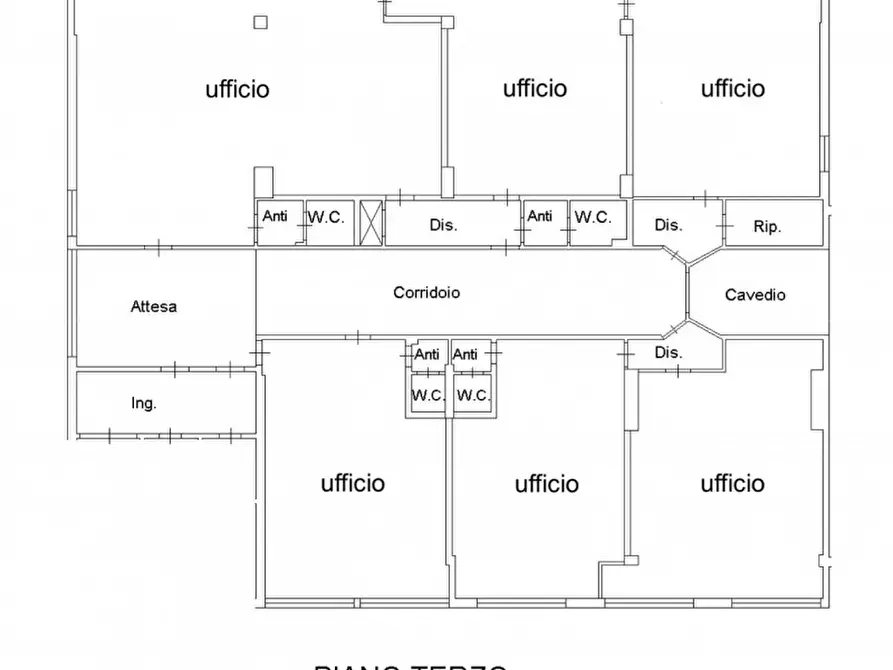 Immagine 8 di Ufficio in vendita  in CORSO SOZZI a Cesena
