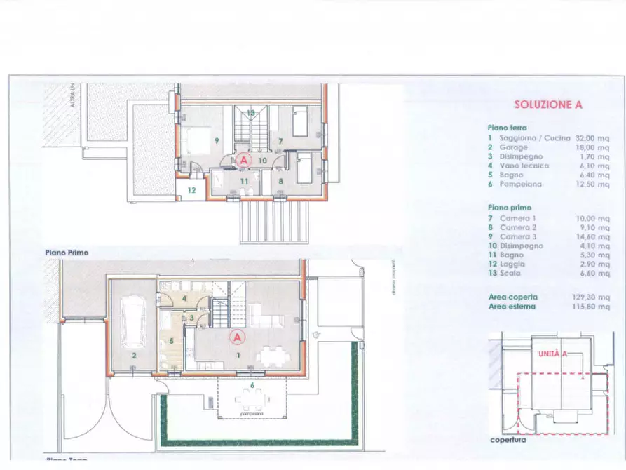 Immagine 5 di Casa bifamiliare in vendita  a Mestrino